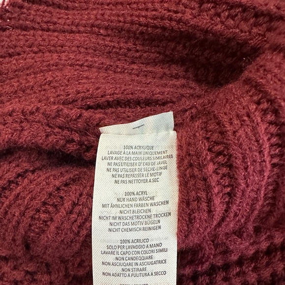 NWT PrettyLittleThing Fringe Sweater Jumper Distressed Rust Size S Small - Picture 12 of 12